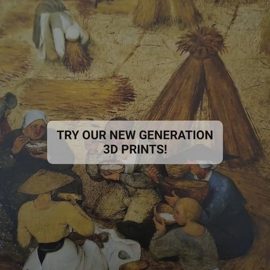 The Harvesters by Brueghel: 3D Textured Oil Painting Reproduction