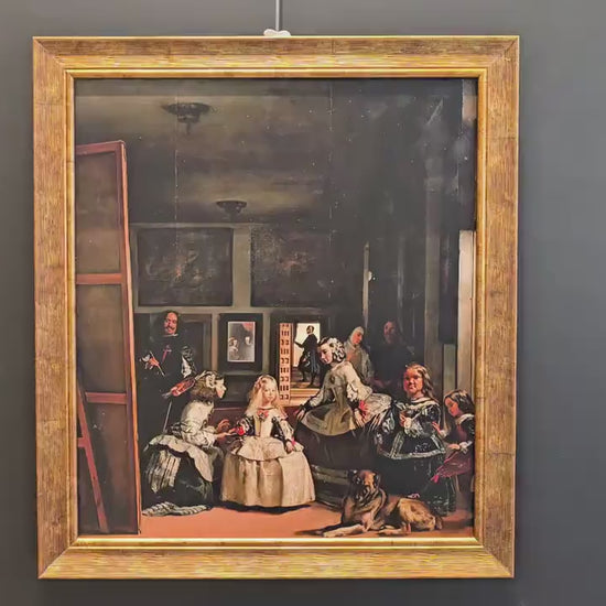 Las Meninas 3D Print: Diego Velázquez Textured Oil Painting Replica