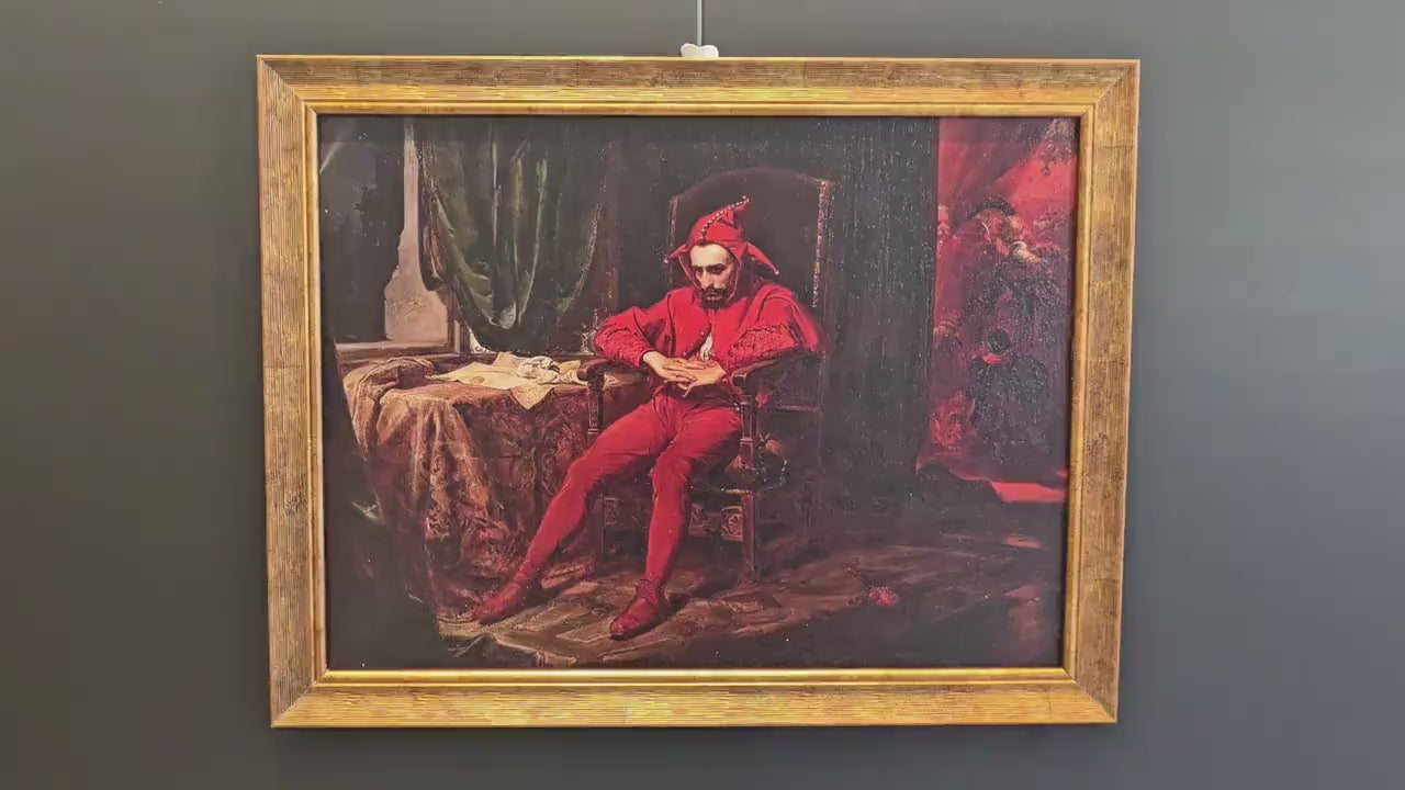 Stańczyk by Jan Matejko: 3D Textured Art Print