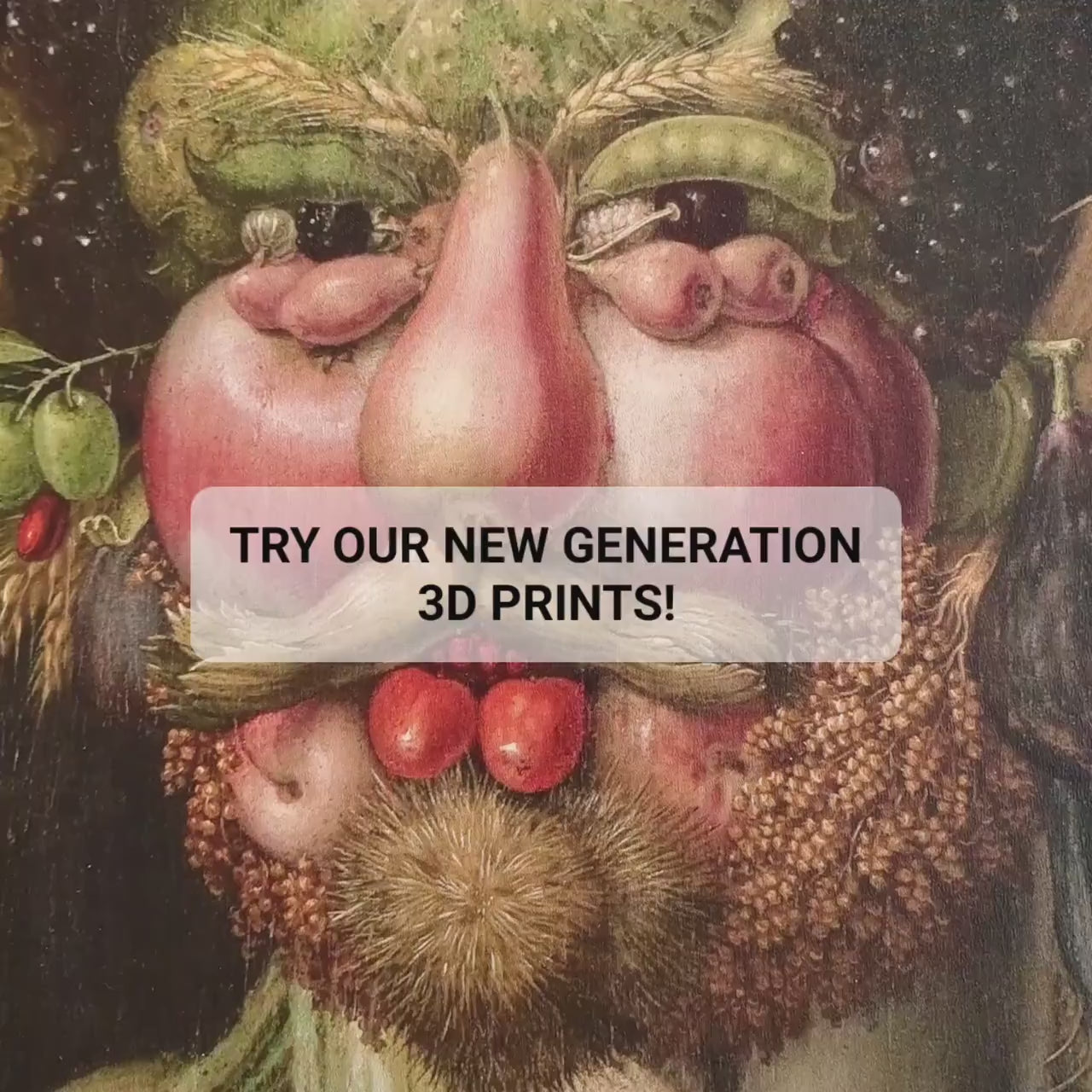 Rudolf II Arcimboldo Print: Textured 3D Portrait