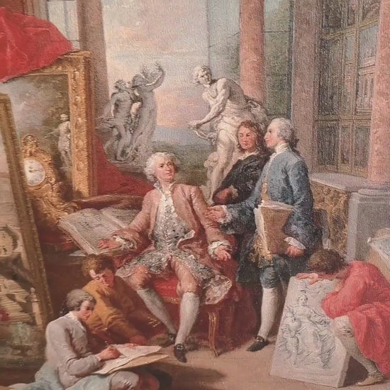 Pannini 'Picture Gallery' 3D Print: Renaissance Art Reproduction