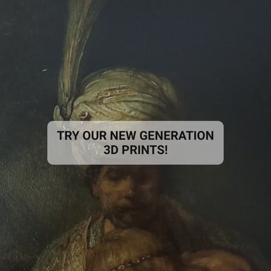 Rembrandt's David and Jonathan: 3D Textured Art Print