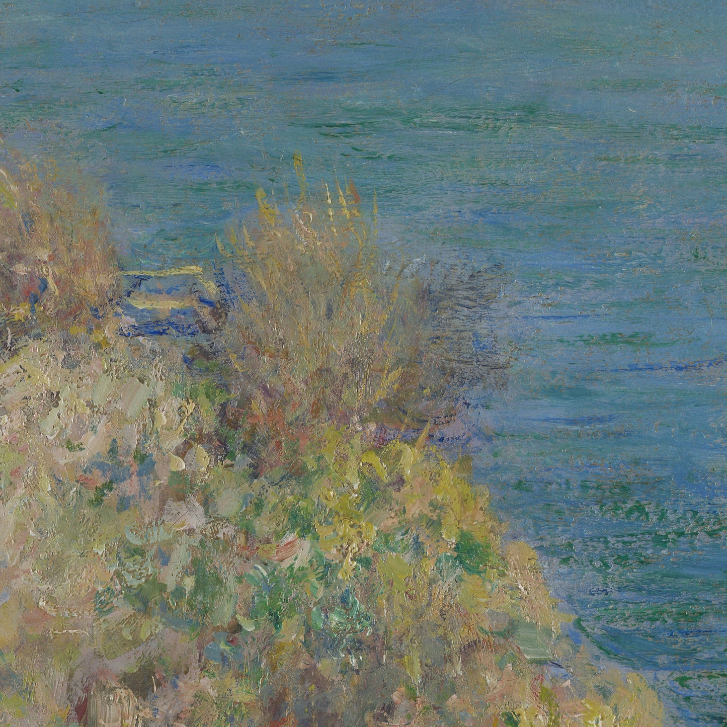 La maison du pêcheur, Varengeville by Claude Monet, 3d Printed with texture and brush strokes looks like original oil-painting, code:366